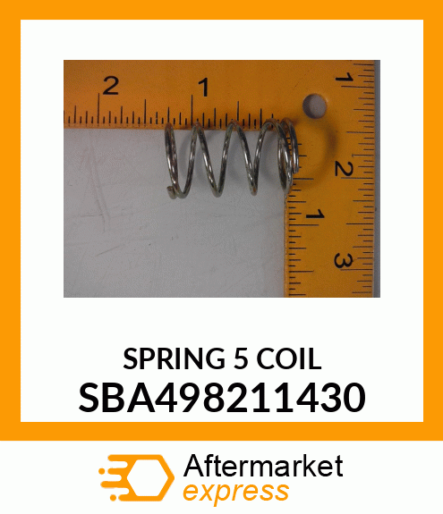 SPRING 5 COIL SBA498211430