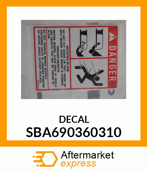 DECAL SBA690360310