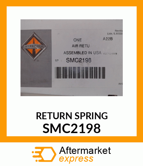 RETURN SPRING SMC2198