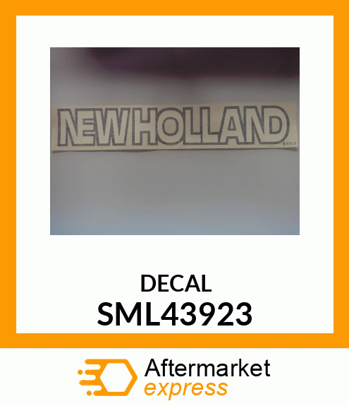 DECAL SML43923