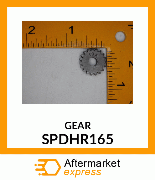GEAR SPDHR165