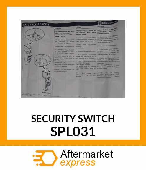 SECURITY SWITCH SPL031