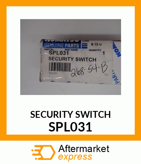 SECURITY SWITCH SPL031