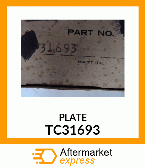 PLATE TC31693