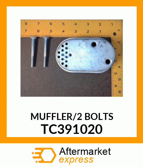 MUFFLER/2 BOLTS TC391020