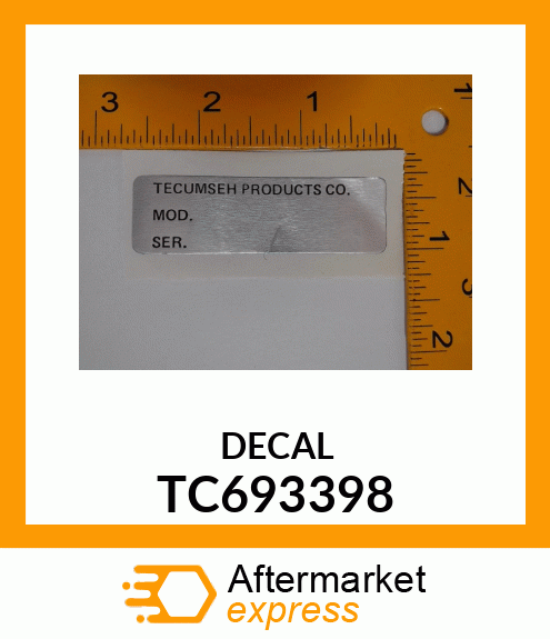 DECAL TC693398