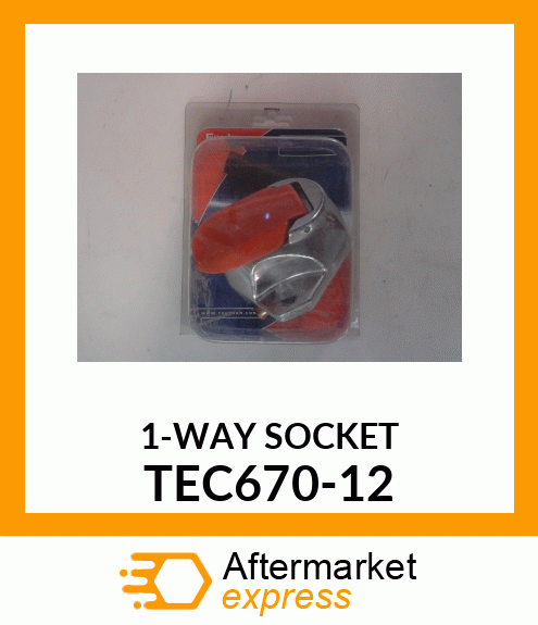 1-WAY SOCKET TEC670-12