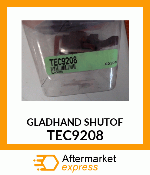 GLADHAND SHUTOF TEC9208
