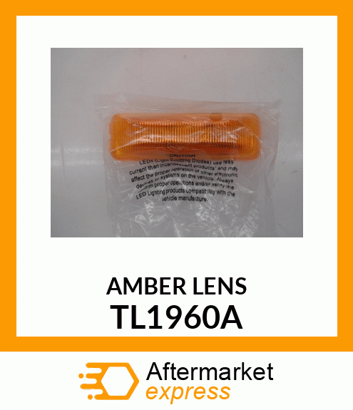 AMBER LENS TL1960A