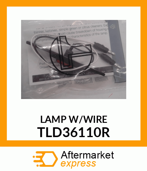 LAMP W/WIRE TLD36110R
