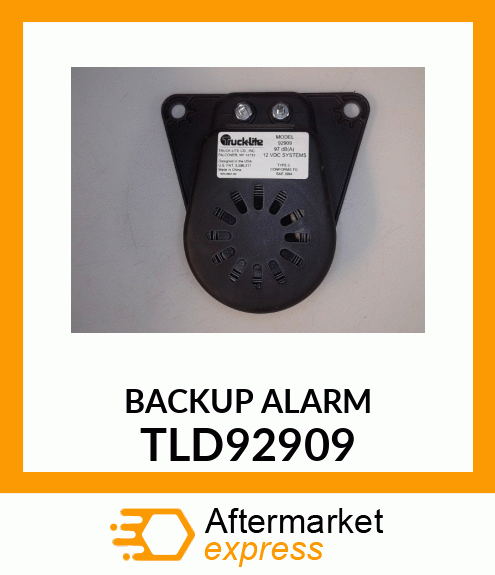 BACKUP ALARM TLD92909