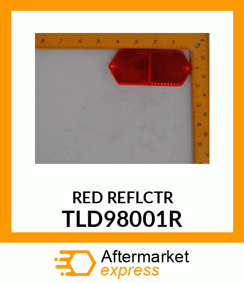 RED REFLCTR TLD98001R