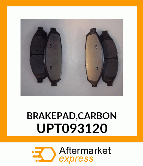 BRAKEPAD,CARBON UPT093120