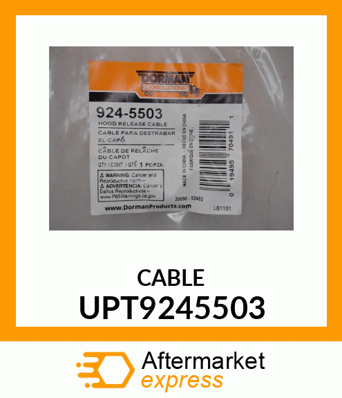 CABLE UPT9245503