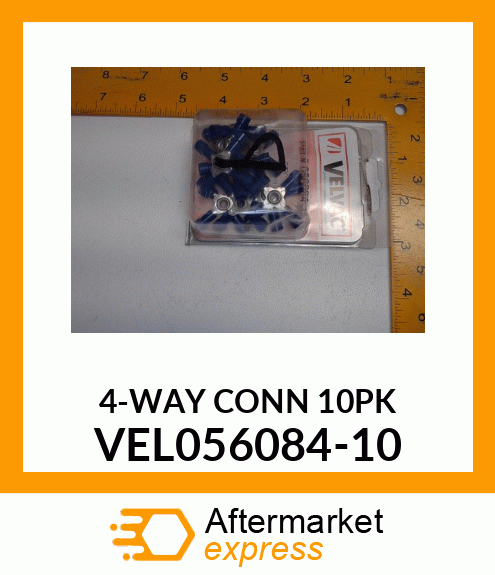 4-WAY CONN 10PK VEL056084-10