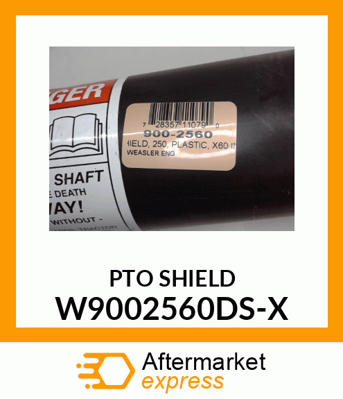 PTO SHIELD W9002560DS-X