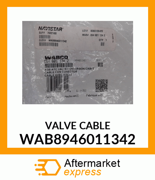 VALVE CABLE WAB8946011342