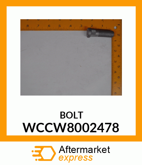 BOLT WCCW8002478