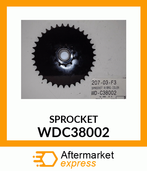 SPROCKET WDC38002