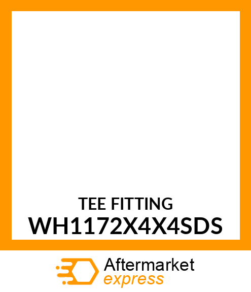 TEE FITTING WH1172X4X4SDS