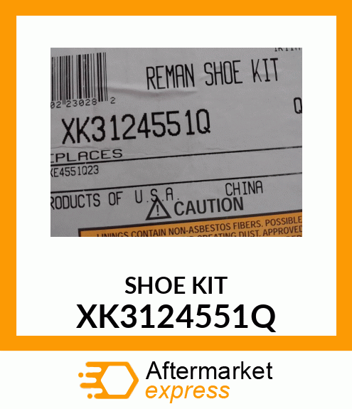 SHOE KIT XK3124551Q