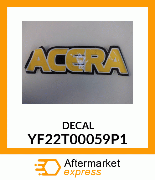 DECAL YF22T00059P1