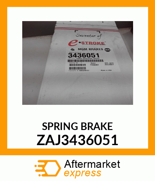 SPRING BRAKE ZAJ3436051