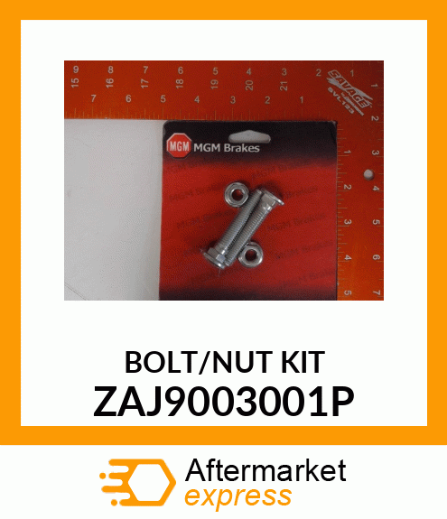 BOLT/NUT KIT ZAJ9003001P