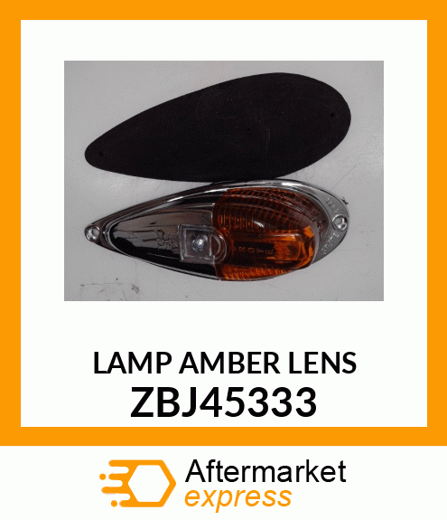 LAMP AMBER LENS ZBJ45333