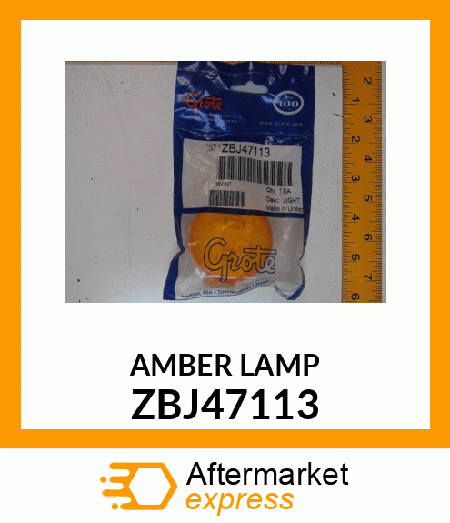 AMBER LAMP ZBJ47113