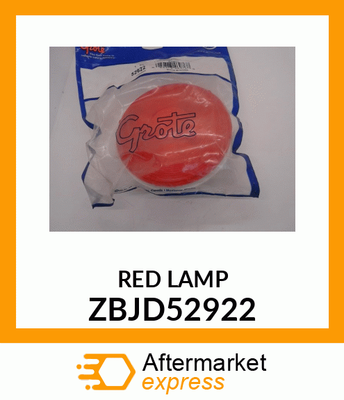 RED LAMP ZBJD52922