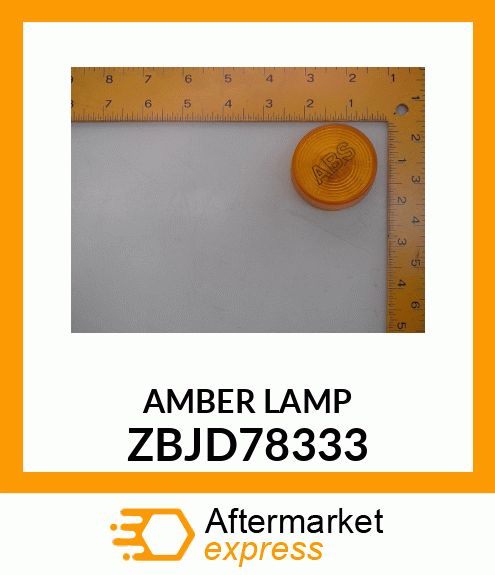 AMBER LAMP ZBJD78333