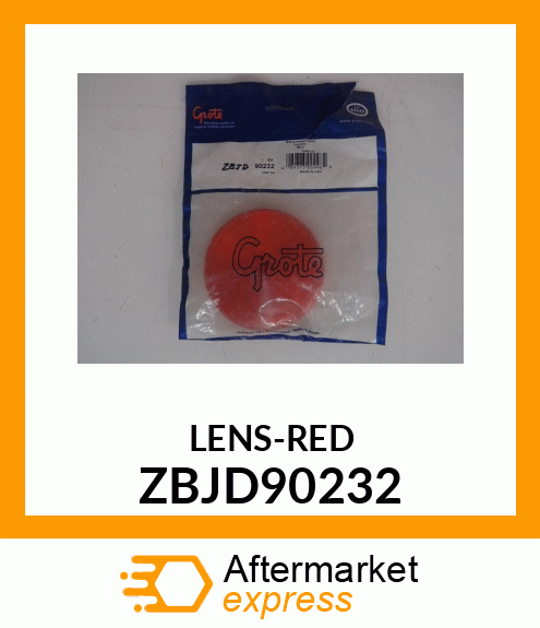 LENS-RED ZBJD90232