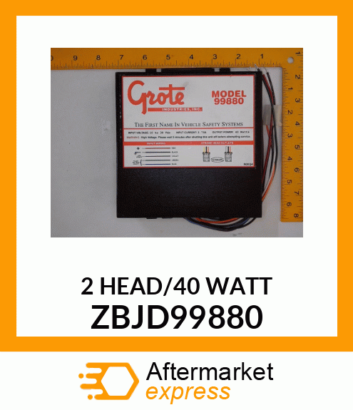 2 HEAD/40 WATT ZBJD99880