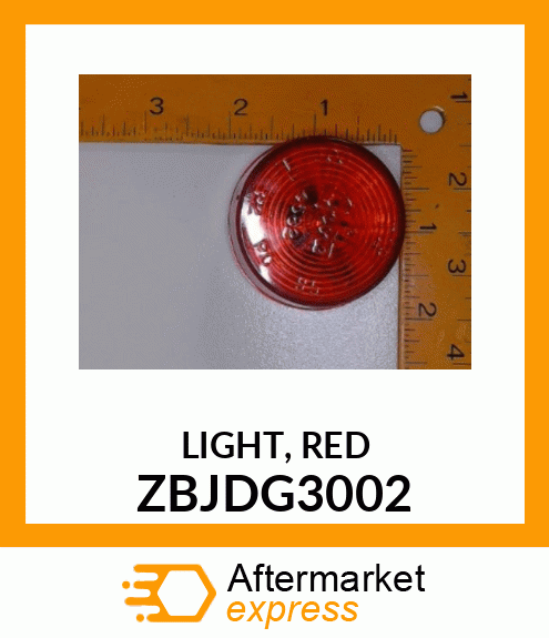 LIGHT, RED ZBJDG3002