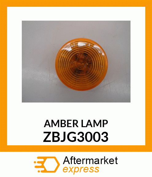 AMBER LAMP ZBJG3003