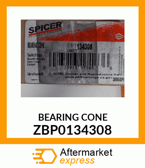 BEARING CONE ZBP0134308