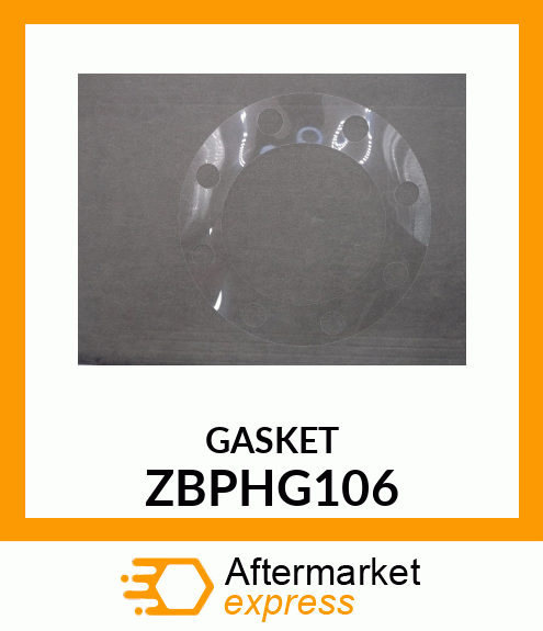 GASKET ZBPHG106