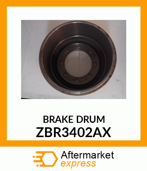 BRAKE DRUM ZBR3402AX