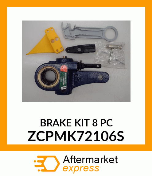 BRAKE KIT 8 PC ZCPMK72106S