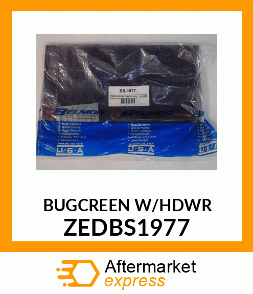 BUGCREEN W/HDWR ZEDBS1977