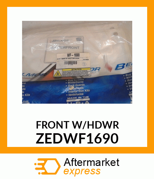 FRONT W/HDWR ZEDWF1690