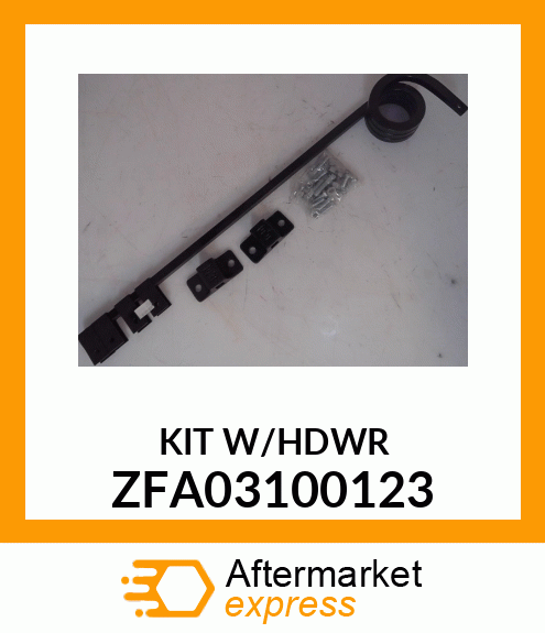 KIT W/HDWR ZFA03100123