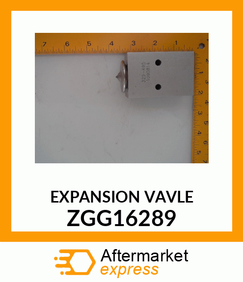 EXPANSION VAVLE ZGG16289