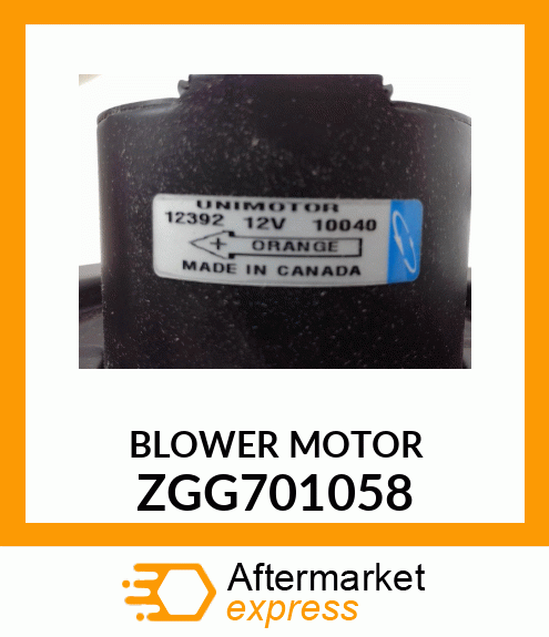 BLOWER MOTOR ZGG701058