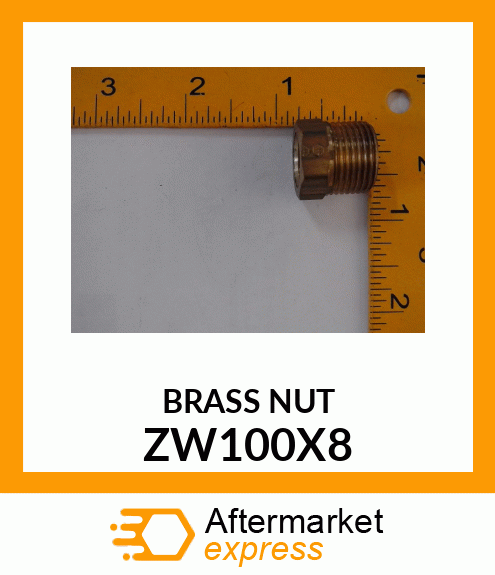 BRASS NUT ZW100X8