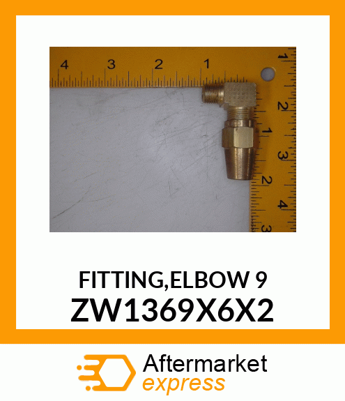 FITTING,ELBOW 9 ZW1369X6X2