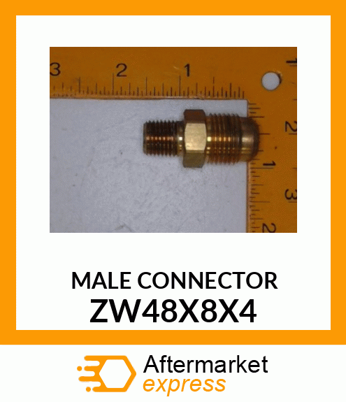 MALE CONNECTOR ZW48X8X4