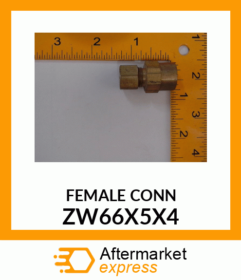 FEMALE CONN ZW66X5X4