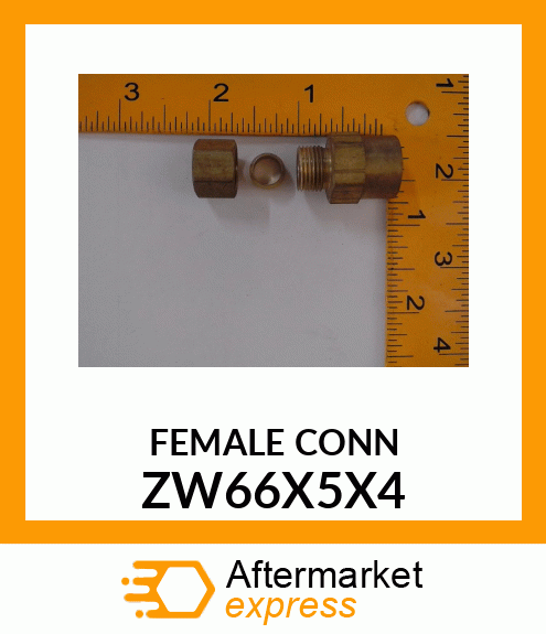 FEMALE CONN ZW66X5X4